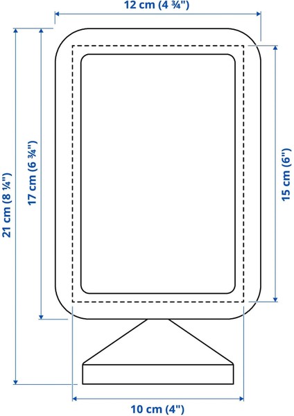 Fikontrad Beyaz Çerçeve Beyaz 10 x 15 cm fiyatları