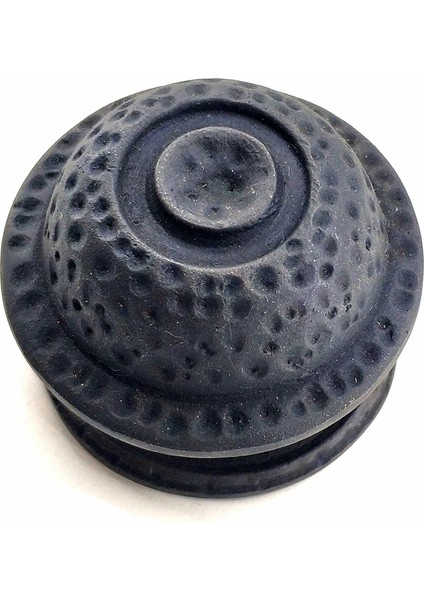 Antika Tarz Dekoratif Pirinç Gözlü Kapı Tokmağı - 78MM Çap, Oksit