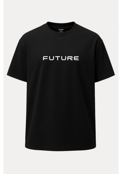 Oversize Future Baskılı Tişört - Büyük Baskı - Geniş Kesim fiyatları