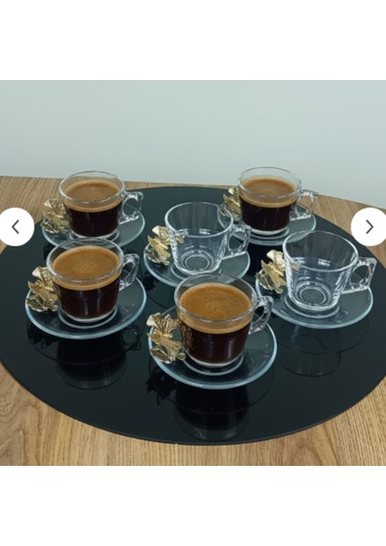 Gümüş Detaylı Vela 12 Parça Fincan Takımı – Kelebekli Tasarım fırsatları
