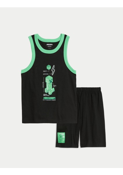 Minecraft™ Çocuk Pijama Takımı (3-16 Yaş)