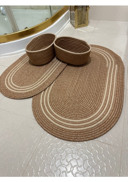 Doğal Jüt ve Hasır Banyo Seti, Şık ve Kullanışlı Ev Aksesuarları modelleri