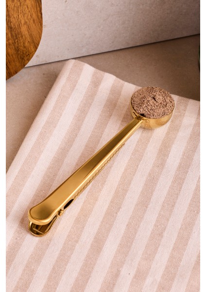 Rodos Gold Paslanmaz Çelik Klipsli Kahve Ölçü Kaşığı 17,5 cm 15 ml indirimleri