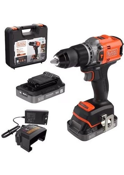 + BLD683D2XK-QW 18V Kömürsüz Darbeli Matkap/vidalama – 2 x 2.0AH Batarya, 1A Şarj Cihazı ve Taşıma Çantalı
