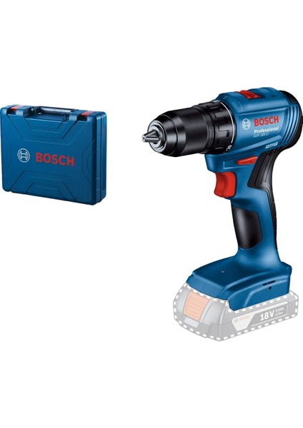Gsr 185-LI Akülü Delme Vidalama Makinesi (18 Volt, Solo, Yumuşak/sert Tork: 21/50 Nm; Plastik Çanta)