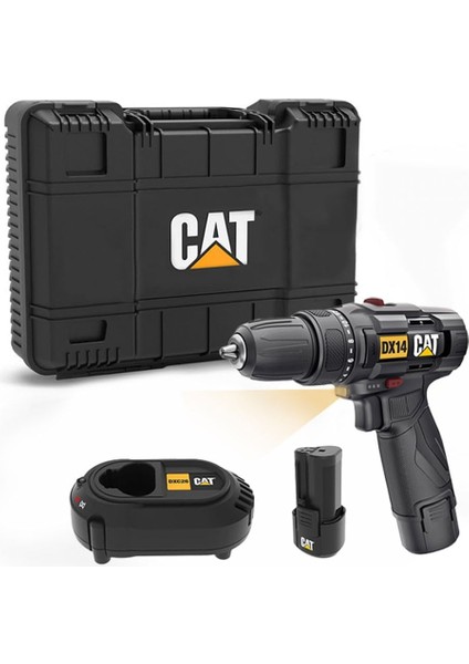 DX14.2 12VOLT/2.0AH Li-Ion Çift Akülü Profesyonel Şarjlı Matkap