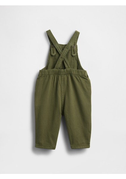 Bebek Haki Denim Askılı Tulum modelleri