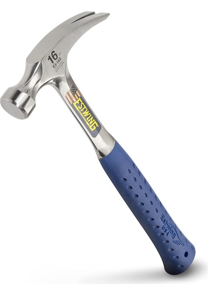 Pençeli Çekiç, Saplı, Düz, Ø 25 mm 450 G, Düz Ray