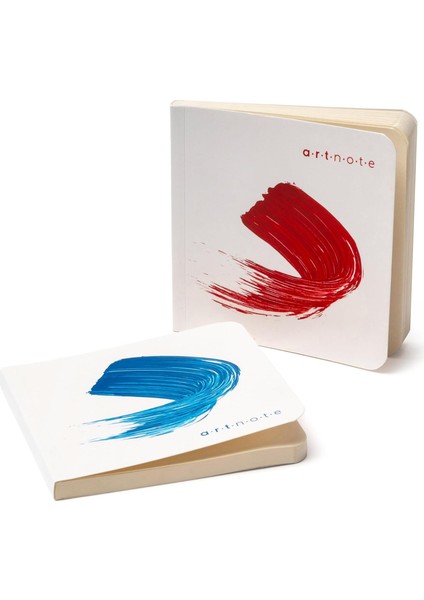 Note 2&apos;li Set, Çizgisiz Not Defteri, Karton Kapak, (2 Adet 11X11 cm Kare, Toplam 2X128 Sayfa)