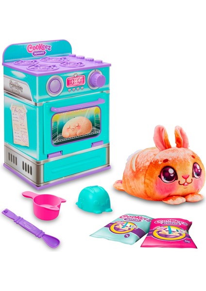 Sihirli Fırın Oyun Seti CKE00000 Mavi Fırın, Mutfak Gereçleri Dahil Lezzetli Kokulu ve Interaktif Bir Peluş Oyuncak Yapın ve Yaratıcı Oyunla Eğlenin