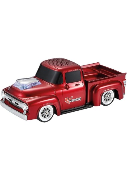 1200 Mah LED Işıklı Araba Hoparlör Kırmızı BTS-430