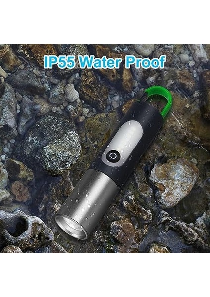 Gövdeli 10W LED El | 1000 Lümen, Difüzörlü, USB Type-C Şarjlı, 4 Mod, Zoom Özellikli, Askılı, Masaüstü & Kamp Lambası | Taşınabilir ve Dayanıklı fiyatları