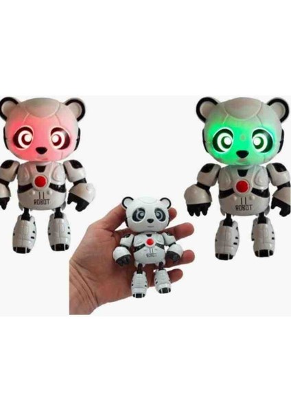 Işıklı Konuşan Hareketli Eğitici Oyuncak Robotu Panda Robot-Usb Şarjlıdır. fırsatları
