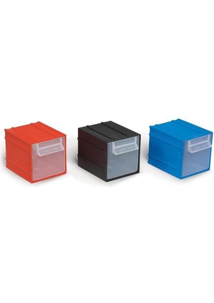 Portbag PÇ014 Çekmece Mavi-Kırmızı