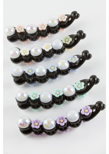 Çiçek Incili Muz Toka