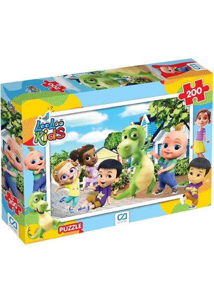 Games Looloo Kids Lisanslı 200 Parça 33X48CM Çocuk Puzzle Yapboz Serisi