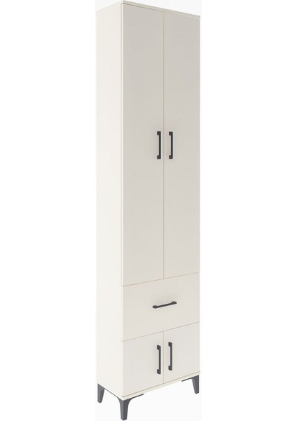 Arges Dolap 4 Raflı Tek Çekmeceli 4 Kapaklı 60X30X243 Aytaşı-Aytaşı fiyatları