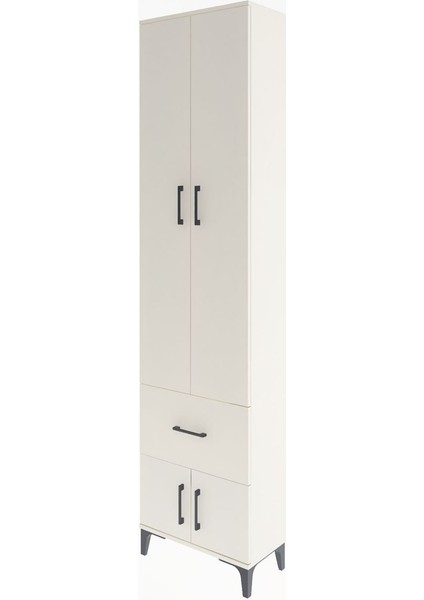 Arges Dolap 4 Raflı Tek Çekmeceli 4 Kapaklı 60X30X243 Aytaşı-Aytaşı modelleri