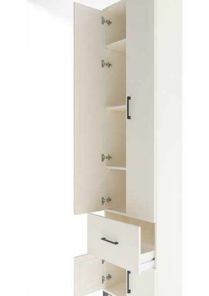 Arges Dolap 4 Raflı Tek Çekmeceli 4 Kapaklı 60X30X243 Aytaşı-Aytaşı indirimleri