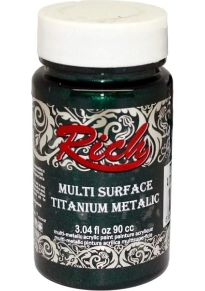 Rich Multi Surface Titanium 2554 Antik Yeşil Metalik 90 cc