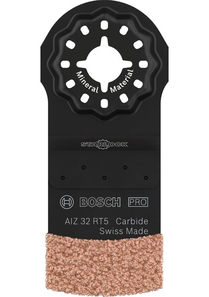 1x Pro Aız 32 Rt5 Daldırmalı Kesim Testere Bıçağı (Harç, Gözenekli, Genişlik 32 Mm, Professional Aksesuar Çok Fonksiyonlu Makine)