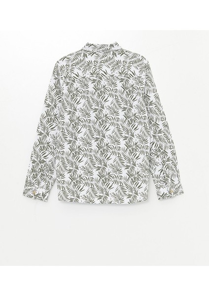 Yeni Sezon Desenli Keten Karışımlı Erkek Çocuk Gömlek fiyatları