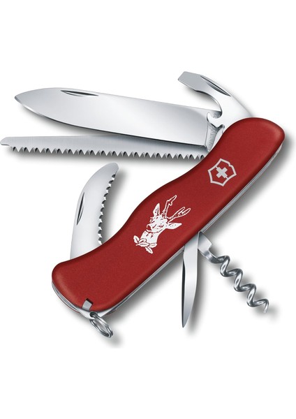 Yetişkin Hunter, 111 mm Çakı, Kırmızı, One Size