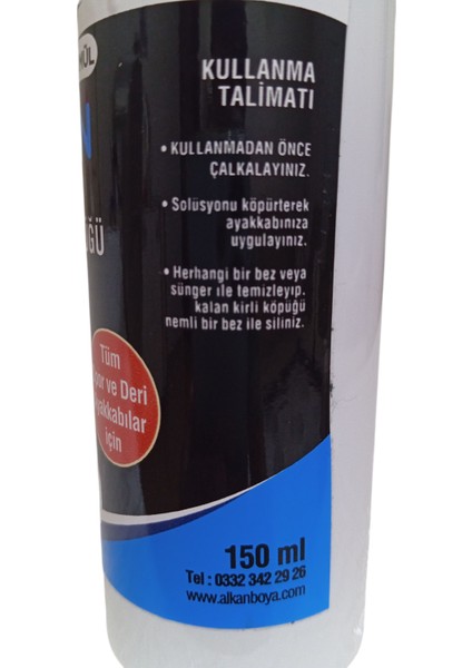 , Ayakkabı Temizleme Köpüğü, Ayakkabı Temizleme, 150 ml MEER1012 modelleri