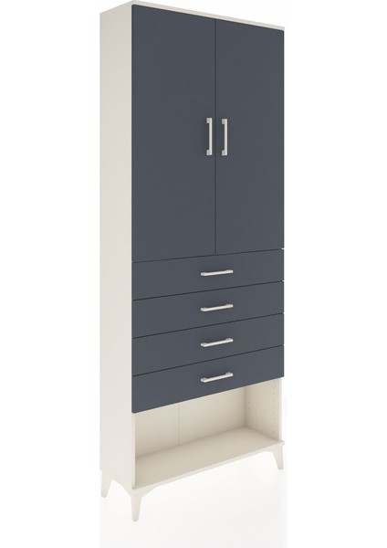 Arges Dolap 88X30X221 Aytaşı-Antrasit fiyatları