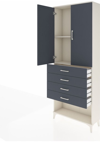 Arges Dolap 88X30X221 Aytaşı-Antrasit fırsatları