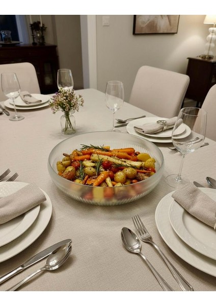 26 cm Büyük Boy Cam Salata ve Sunum Kasesi – Şık Desenli, Dayanıklı ve Yerli Üretim modelleri