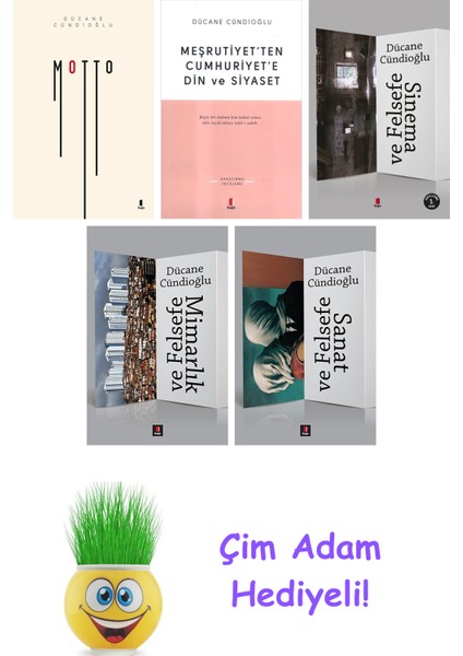 Dücane Cündioğlu 5 Kitap Seti + Çim Adam Hediye