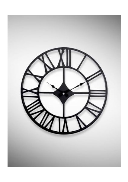 DM30 Serisi Roma Rakamlı Metal Duvar Saati Siyah 30 cm fiyatları