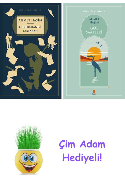 Ahmet Haşim 2 Kitap Seti + Çim Adam Hediye