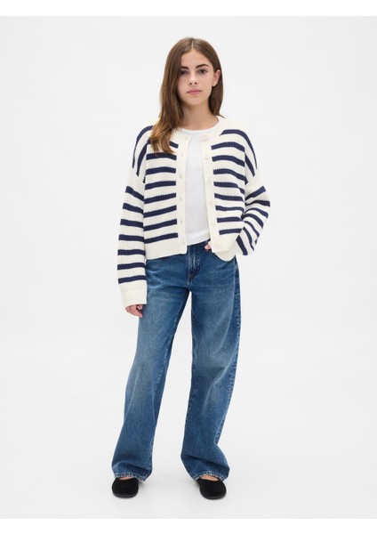 Kız Çocuk Beyaz Oversize Hırka modelleri