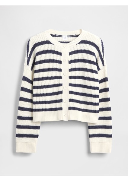 Kız Çocuk Beyaz Oversize Hırka indirimleri