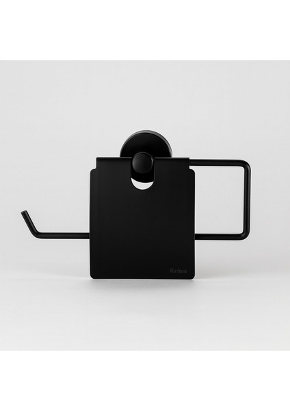 Siyah Kapaklı Kağıt Havluluk Banyo Tuvalet Mutfak Için Duvar Tipi Vidalı Montaj Modern Aksesuar indirimleri