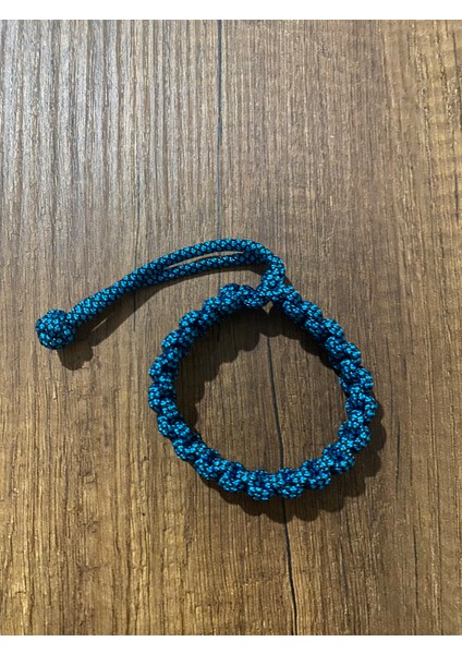 Mavi Siyah Paracord Bileklik modelleri