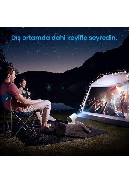 NP315 4K 11 Bt5.0 Wifi6 200ANSI Lümen Ios/ Taşınabilir Akıllı LED Projeksiyon modelleri