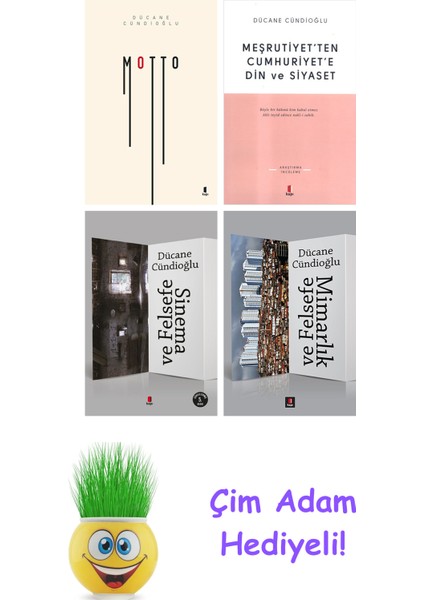 Dücane Cündioğlu 4 Kitap Seti + Çim Adam Hediye