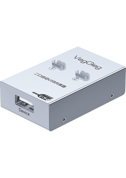 USB 2.0 Anahtarlı 2 Portlu Yazıcı Printer Çoklayıcı Sharing Switch