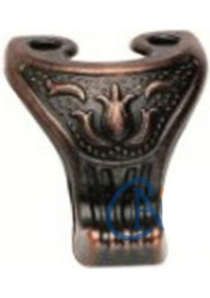 Pati Sandık Ayağı, Kutu Ayak 2,5 cm - Eskitme, 100 Adet