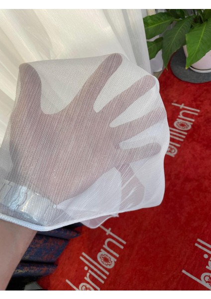 Simli Bambu Şantuklu Sık Pile 1/3 Ütü Istemez Ağır Gramajlı Tül Perde Her Odaya Uygundur fırsatları