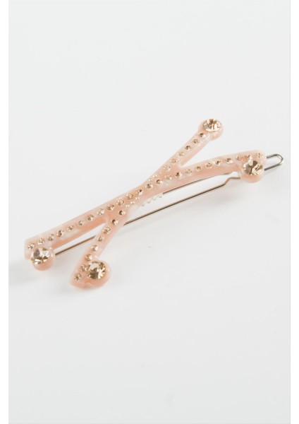 Çarpı Taşlı Klipsli Toka