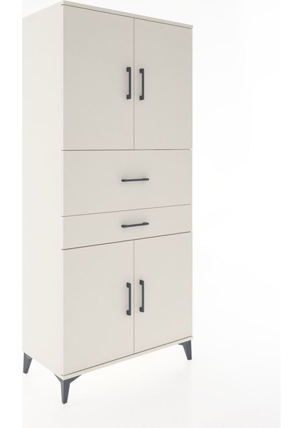 Hyperion Dolap 4 Raflı 2 Çekmeceli 4 Kapaklı 88X44X195 Aytaşı-Aytaşı fiyatları