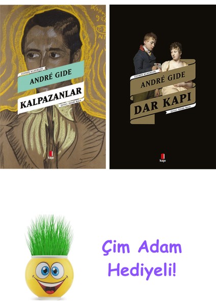 Andre Gide 2 Kitap Seti + Çim Adam Hediye