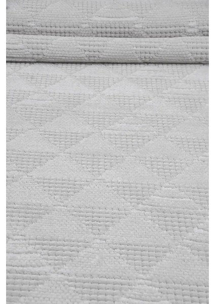 Jodar Modern Beyaz Yıkanabilir Polyester,pamuk Makine Halısı indirimleri