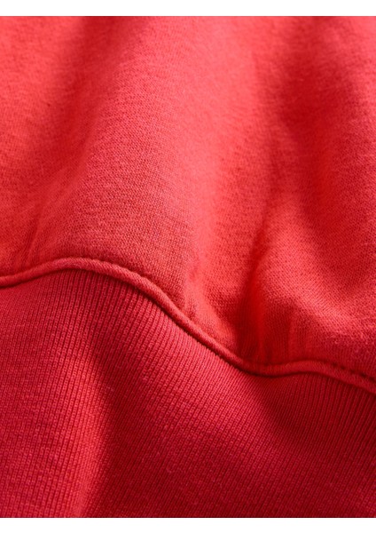 Kadın Kırmızı Vintagesoft Fermuarlı Wedge Sweatshirt fırsatları