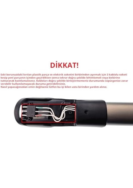 Dikey Süpürge Tamir Seti Şarjlı Süpürge ile Uyumlu modelleri