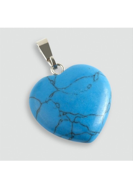 Firuze Kalpli Doğaltaş Kolye Ucu